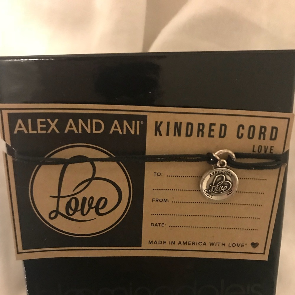Alex and Ani kindred cord love bracelet